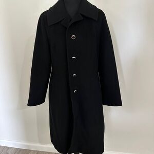 I.Magnin Cashmere Black Coat